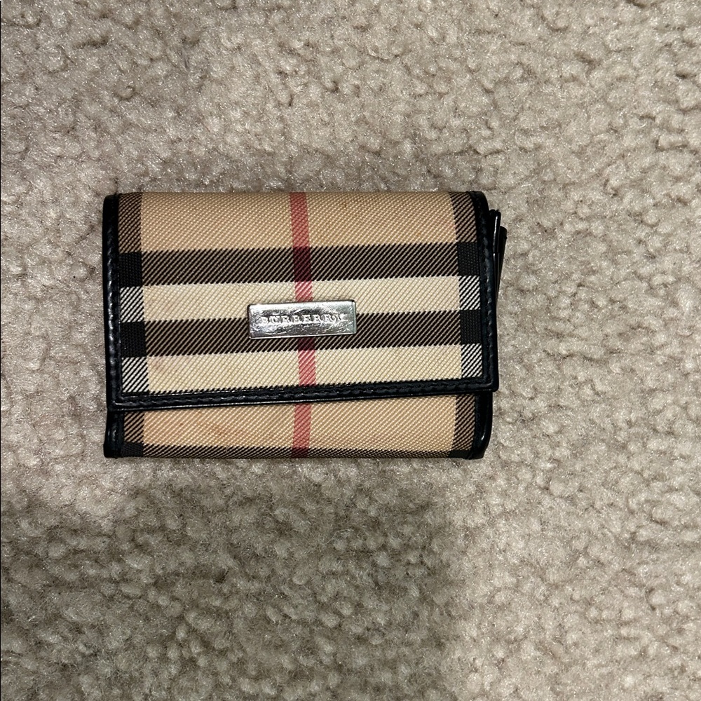 Burberry Checkered Wallet